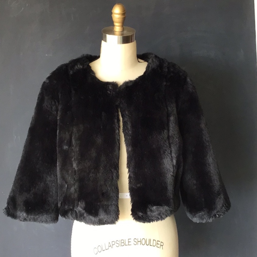 Faux Fur Crop Jacket by Lauren Conrad
